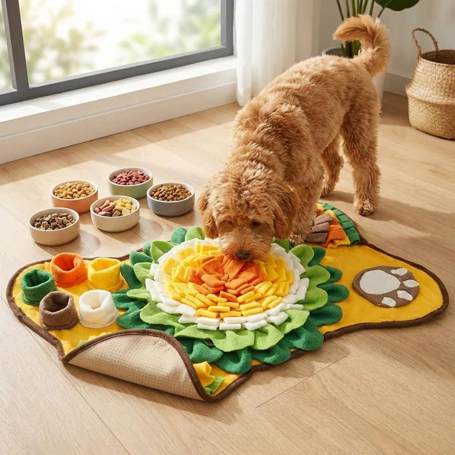 Novapet™ Premium Snuffle Mat | Interactive Slow Feeder & Enrichment Mat for Dogs & Cats