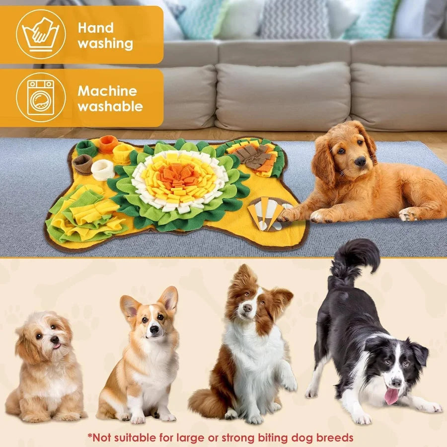 Novapet™ Premium Snuffle Mat | Interactive Slow Feeder & Enrichment Mat for Dogs & Cats